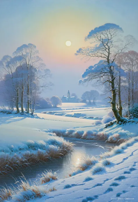 winter & summer, 8k, hyper detailed, art deco, steven outram(masterpiece, top quality, best quality, official art, beautiful and...