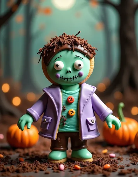 imagine a cookie shaped into a heartwarming zombie figure, not the kind that haunts but the kind that knocks on your door with a...