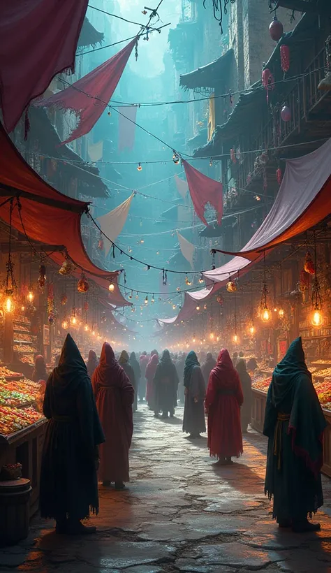 Magic Bazaar: A marketplace overflowing with enchanted trinkets and artifacts.