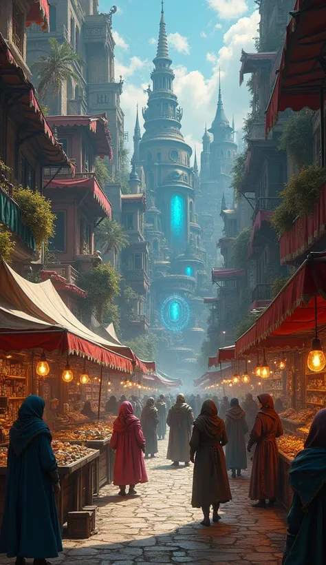 Magic Bazaar: A marketplace overflowing with enchanted trinkets and artifacts.