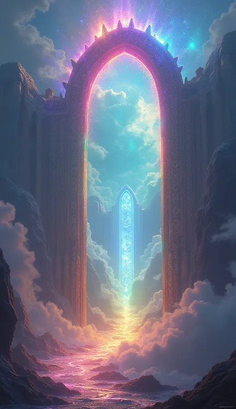 Rainbow Bridge: A radiant arch connecting different realms.