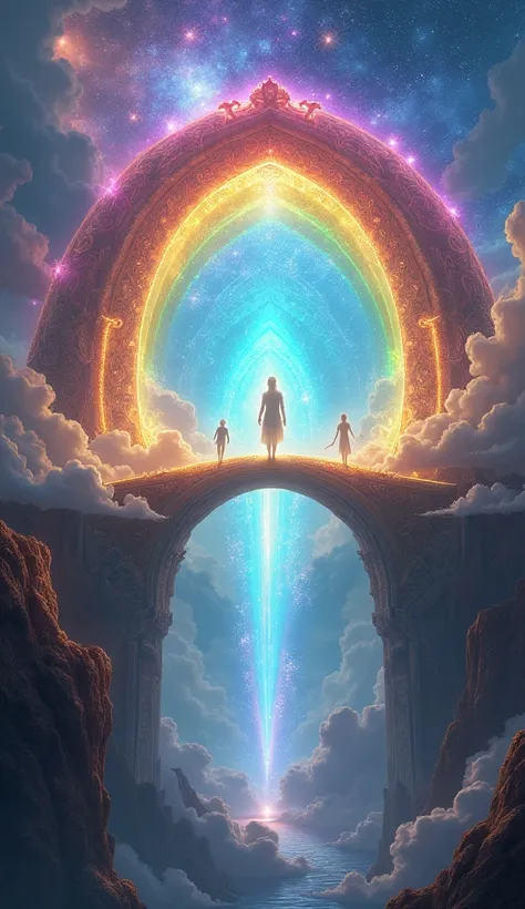 Rainbow Bridge: A radiant arch connecting different realms.