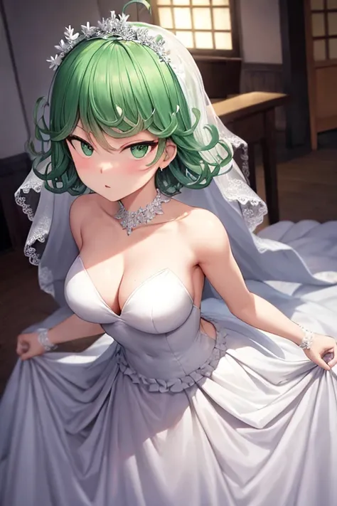 Tatsumaki, wedding dress