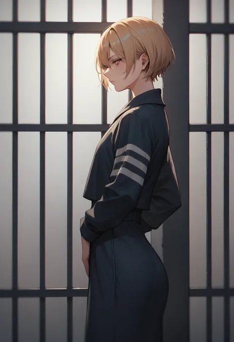 in jail sideview