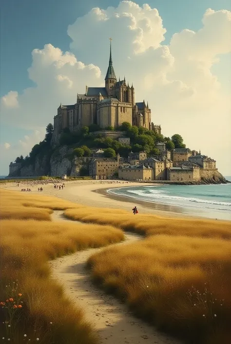 masterpiece，Paintings that look like masterpieces ，Mont Saint-Michel