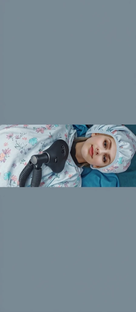 ultra realistic, Cinematic, Foto of an adorable girl, beautiful face, laying on operation table, prepared for general anesthesia, beautiful face, big smile, detailed ultra realistic face, wide angle showing full body, hospital ward, people, lässig, 8k uhd,...