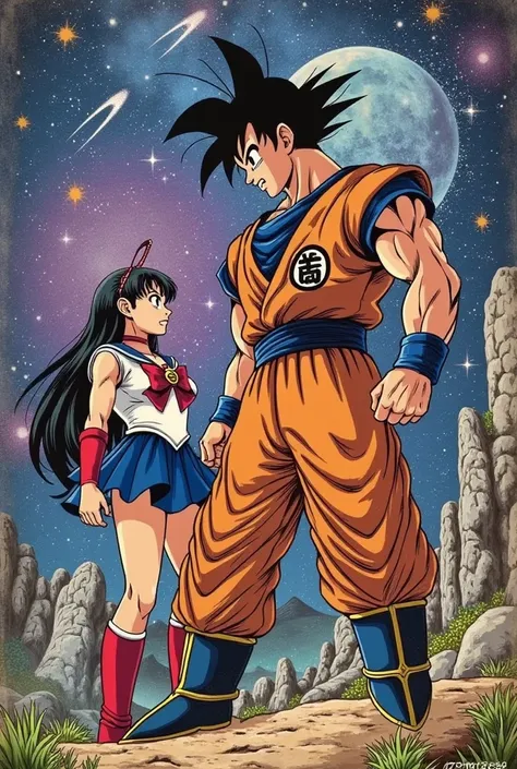 goku e sailormoon