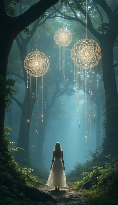 Dreamcatcher Grove: A grove where dreamcatchers capture and store dreams.