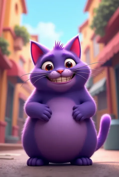 Animated purple cat 
Annoying fat purple animated cat 
Purple cat 