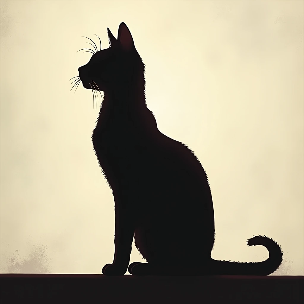 Cat silhouette