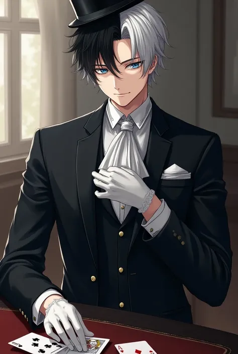 Jack is an anime character who is a tall, distinguished young man with a rather pretty face and a pale, yet warm complexion. He has short slightly curled two-toned colored hair with white on the right and black on the left and a pair of sky-blue eyes. Jack...