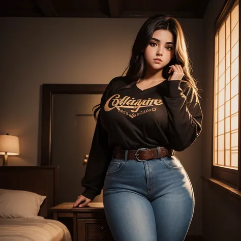 90s dark vintage film style, A Guanajuato petite cute Nerdy skinny emo mexican teen, long volumetric emo style brown hair, beautiful detailed brown eyes, cutely detailed lips, cute highly detailed eyes and face, huge voluptuous breasts, wide fat pearshaped...