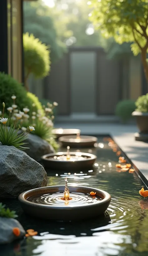 Finally, ,  small fountains or water bowls allow monetary energy to flow