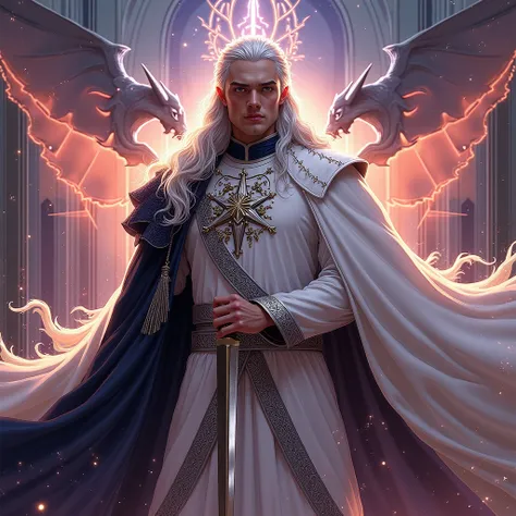 Create the look of Aegon Targaryen in white