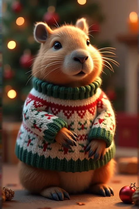 Capybara Christmas sweetheart 