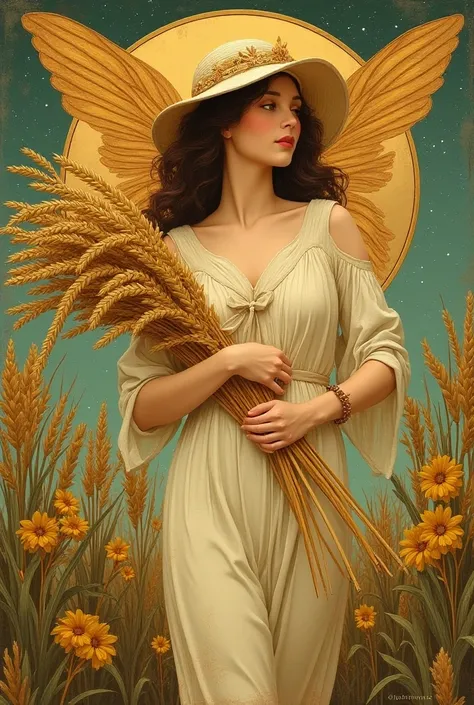 Astrology of the zodiac "Virgo" which is symbolized as a young girl carrying a sheaf of wheat, which is associated with many things like asociated with Greek and Roman mythology, about Virgo is, the goddess of harvest and autumn has character, (Logical, Pr...