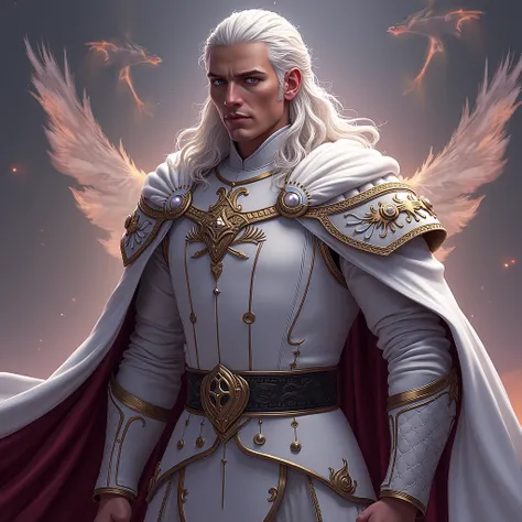 Create the look of Aegon Targaryen in white