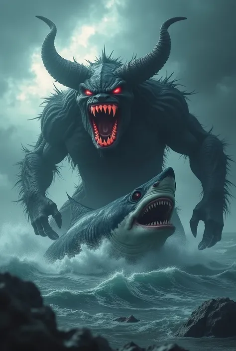 That demon kills Megalodon without losing his smile