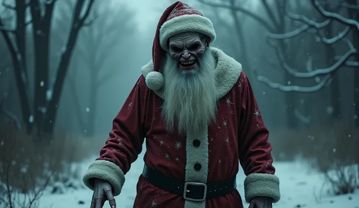 creepy horror santa claus 