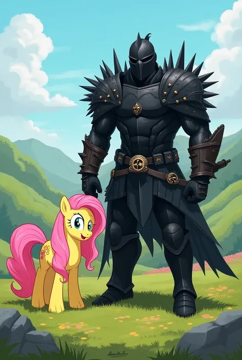 Fluttershy from MLP introduces his friends to the Berserk Guts 