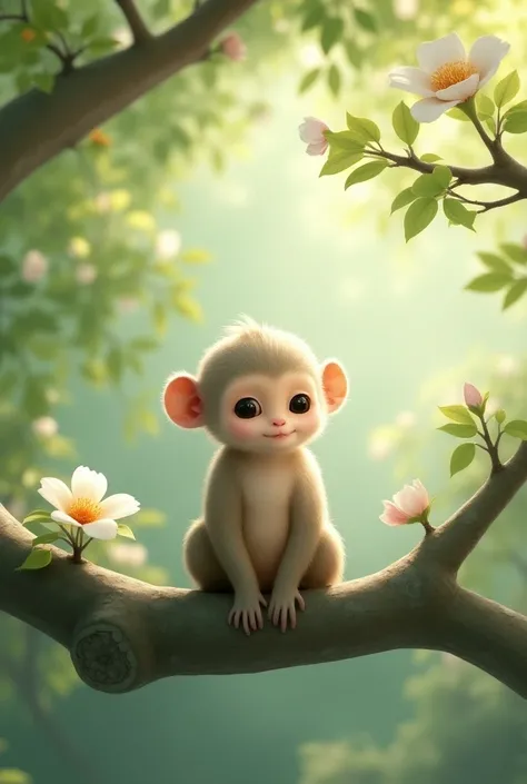 Qianjin snub-nosed monkey and dove tree