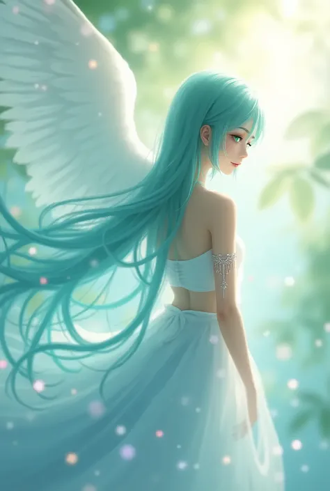 Miku winged Angel Long Hair, 