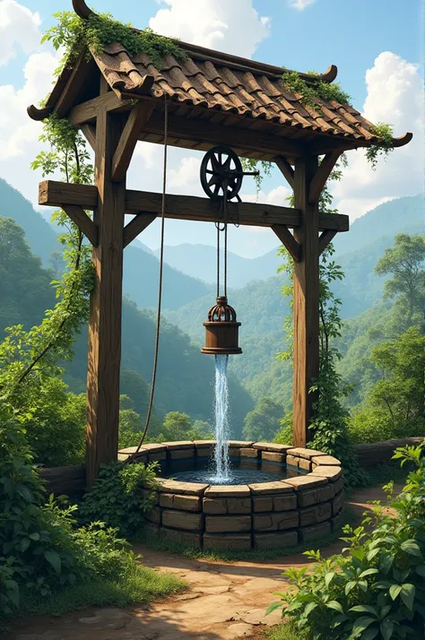 Indonesian pulley well 