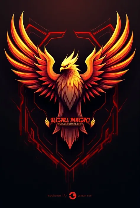  create an esport logo with an inscribed bird mascot "Kicau Mania Indo "