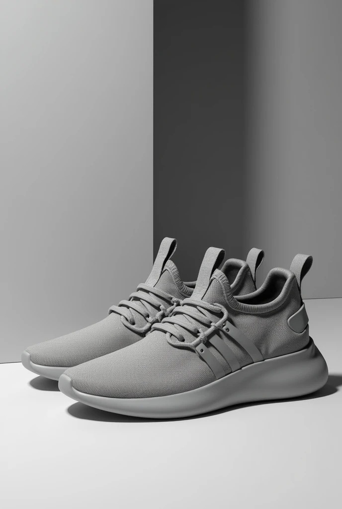 Made me a fully new sneaker called knecket with grey tones 