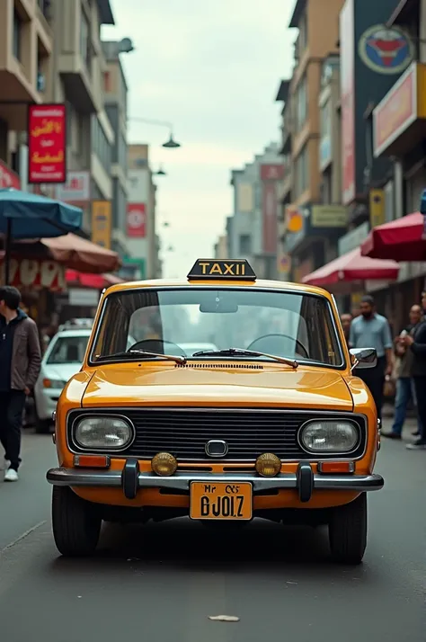 Photo of samand taxi in iran 