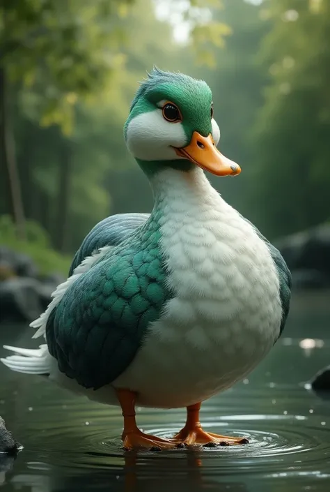 Busty duck