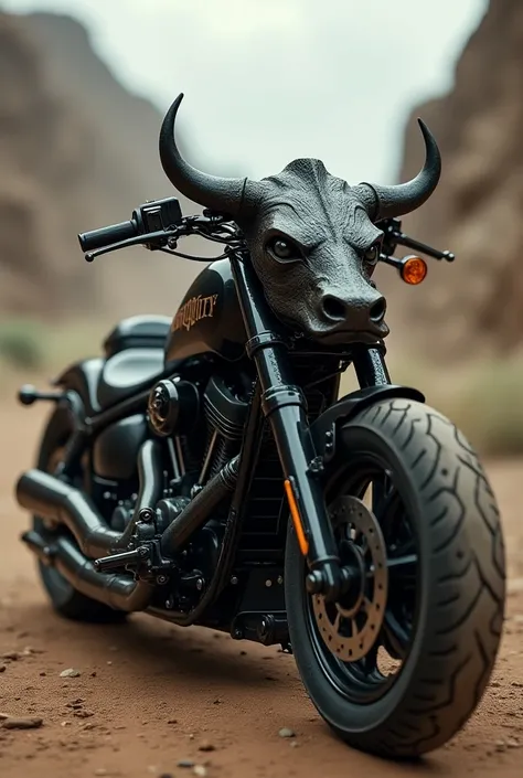 Bike with big bull