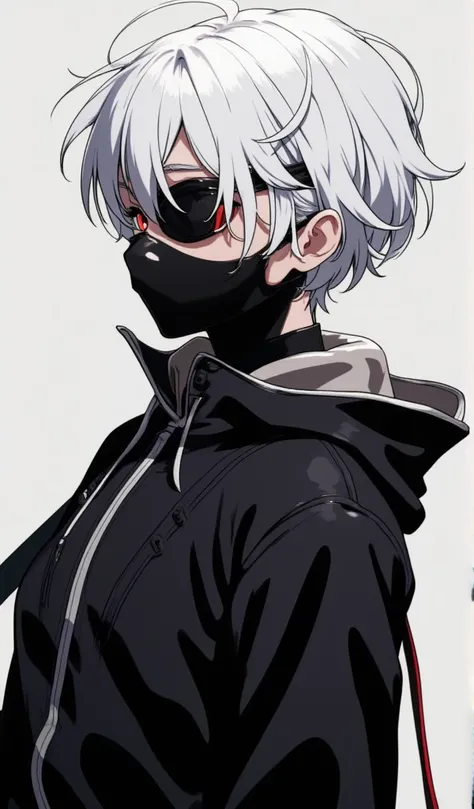  To create a detailed physical profile for Ken Kanee  *Tokyo Ghoul*,  I will structure a prompt that describes his appearance in depth . Heres the :

---

**Prompt para Ken Kanee *Tokyo Ghoul***:

" Imagine a young man with a pale and mysterious appearance...