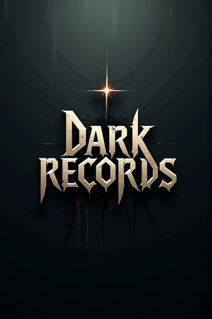 Create a logo to DARKRECORDS [ music record label 