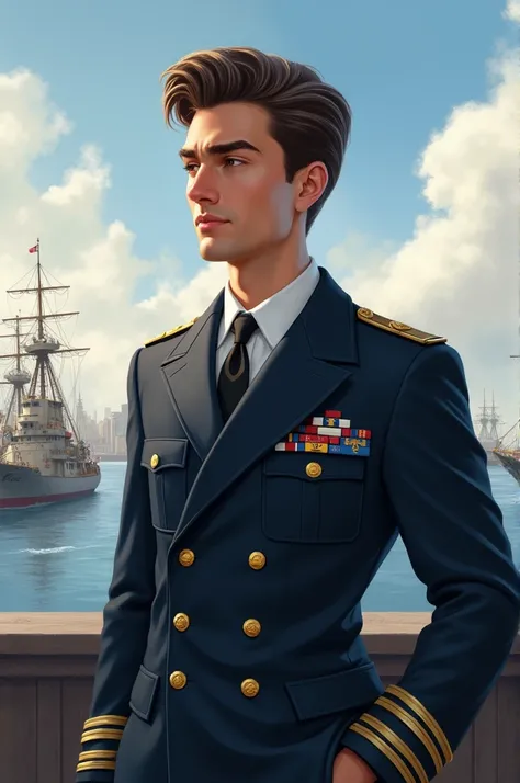 Ashton, a dashing young man with a penchant for adventure, was preparing to embark on his own journey as a Navy officer. He had always felt a calling to serve his country. 