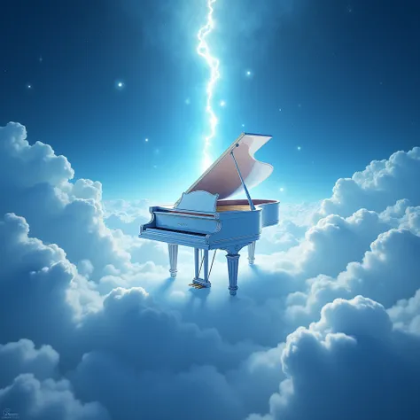 blue heavenly piano