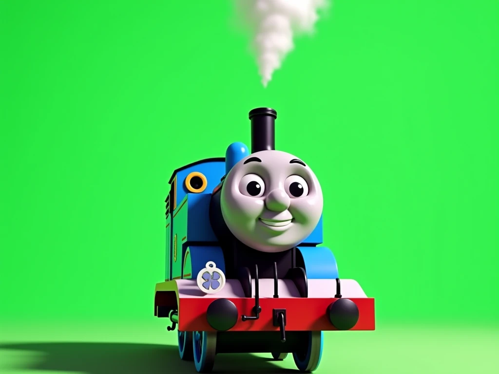 thomas the train with green screen