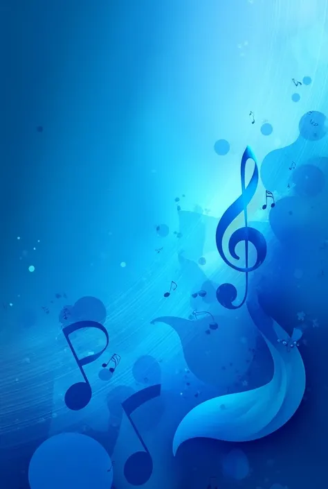 Wallpapers with a mix of blue colors and music