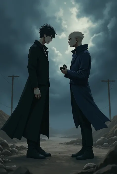 gojo satoru taking picture geto suguru from jujutsu kaisen