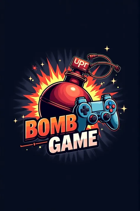 Production of a logo for YouTube with the name bomb game, which should be in the photo of the bomb and the controller and the name of the channel