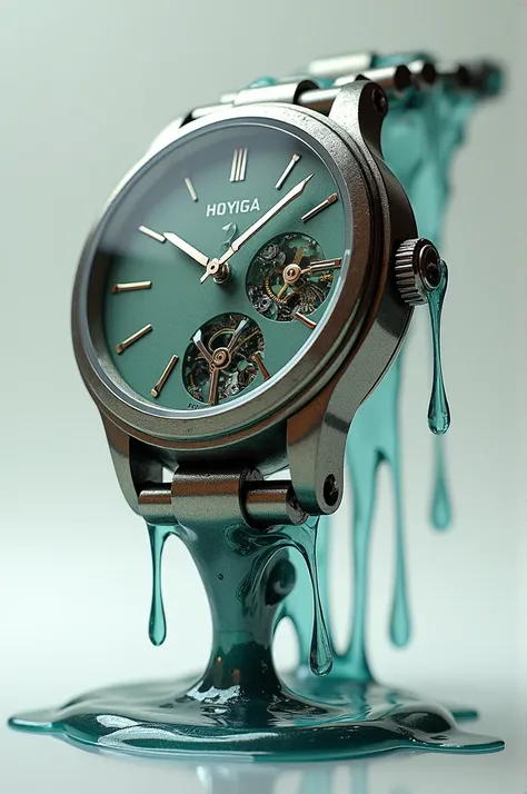 Melted watch captures a watch that seems to melt, symbolizing the flexibility and perception of time mentioned in the poem about Timeless Time.