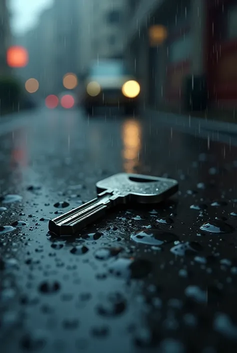 Motorcycle key wet in the rain