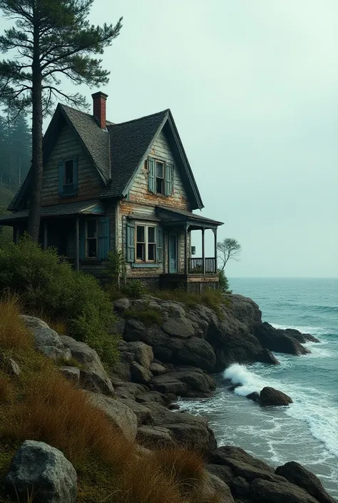 Old and abandoned house in a coastal town
Its empty