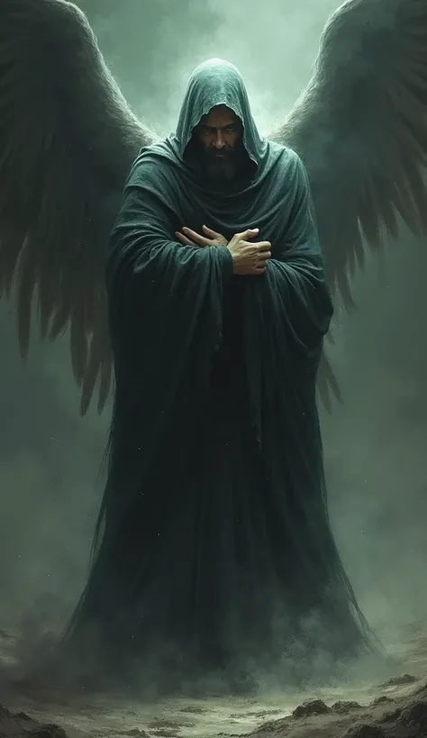 The Angel of Death embraces the Prophet Idris