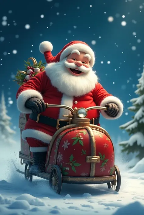 Santa With Vehicle