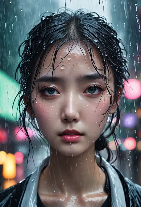 (  A masterpiece in up to 16K resolution : 1.6), ( complicated details in Shanghai, China: 1.4), ( Crazy details : 1.4), (Highest quality: 1.3), (Hyperfunction_ actual : 1.3 ). |   Oh my god, looking at the sky ,  deep emotion ,   Tears streaming down his ...