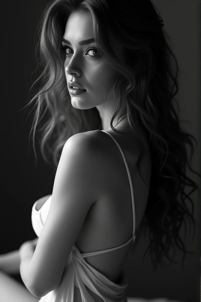 Beauty Woman Guy Aroch photography. Hot women in underwear, black and white still, high key, Art by Luis Royo, perfect composition, beautiful detailed intricate insanely detailed octane render trending on ArtStation, 8 k artistic photography, photorealisti...