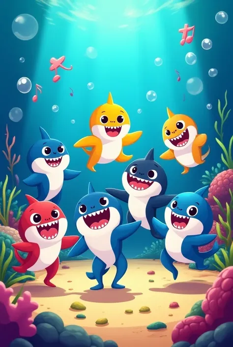 Картинка для мутилька baby shark dance