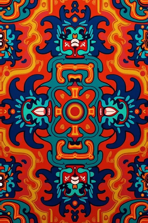 Mayan fabric pattern