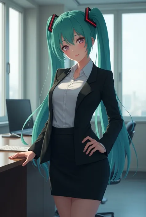 Sexy hatsune friend office version